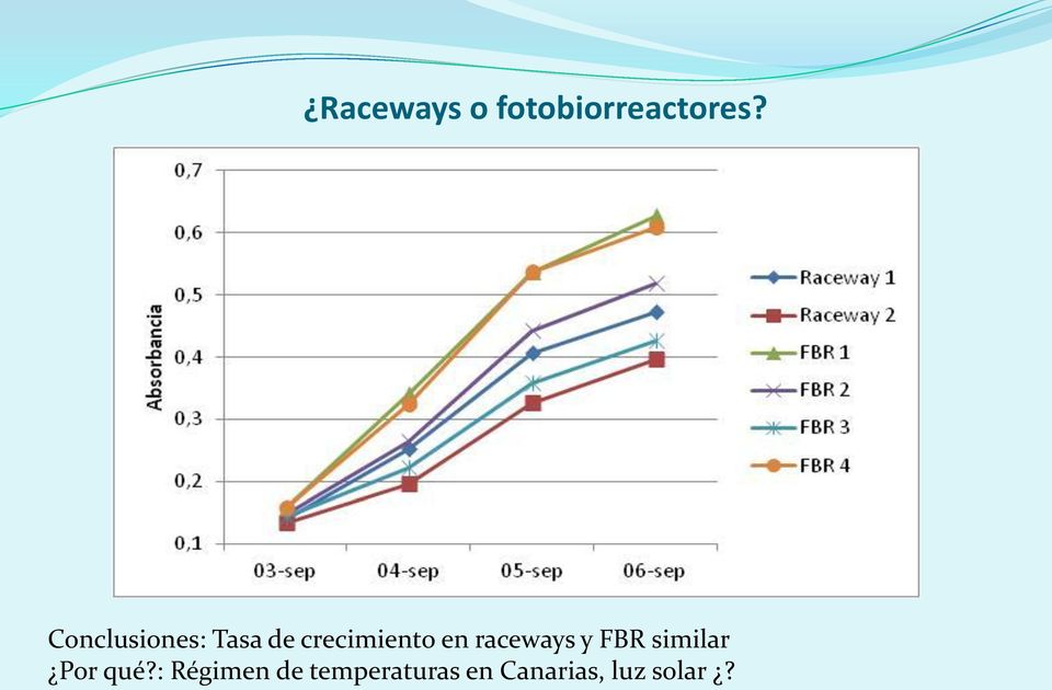raceways y FBR similar Por qué?