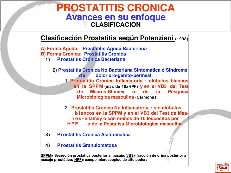 prostatitis crónica tratamiento pdf