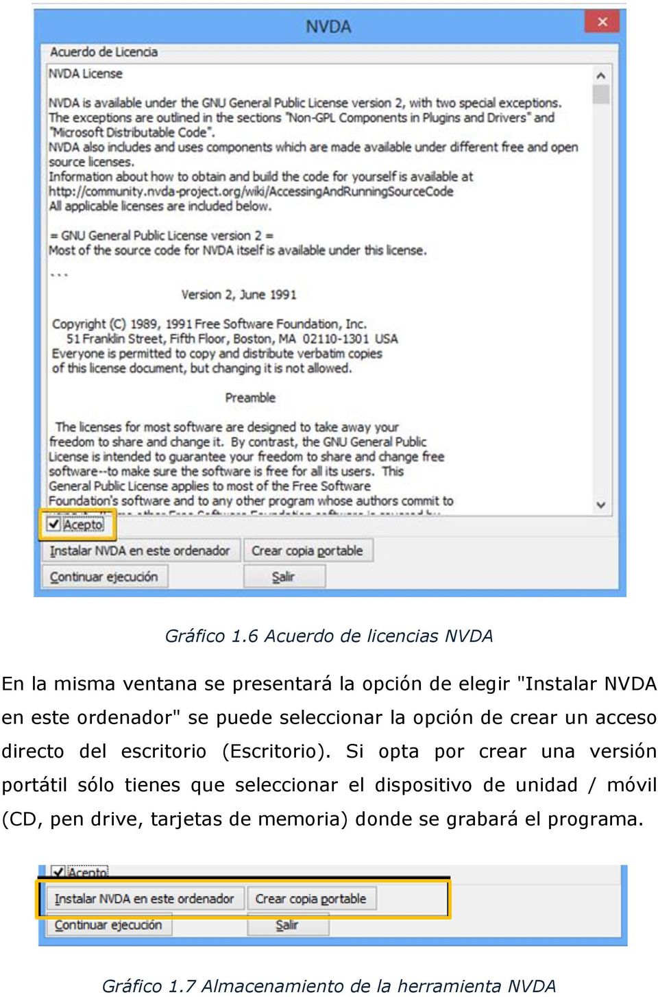 ordenador" se puede seleccionar la opción de crear un acceso directo del escritorio (Escritorio).