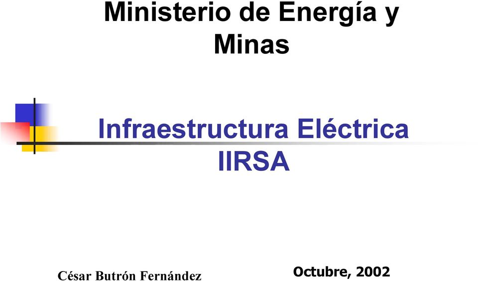 Eléctrica IIRSA César