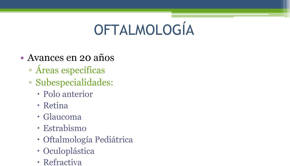 Glaucoma Estrabismo Oftalmología