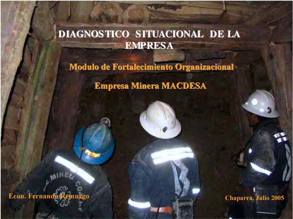 Organizacional Empresa Minera