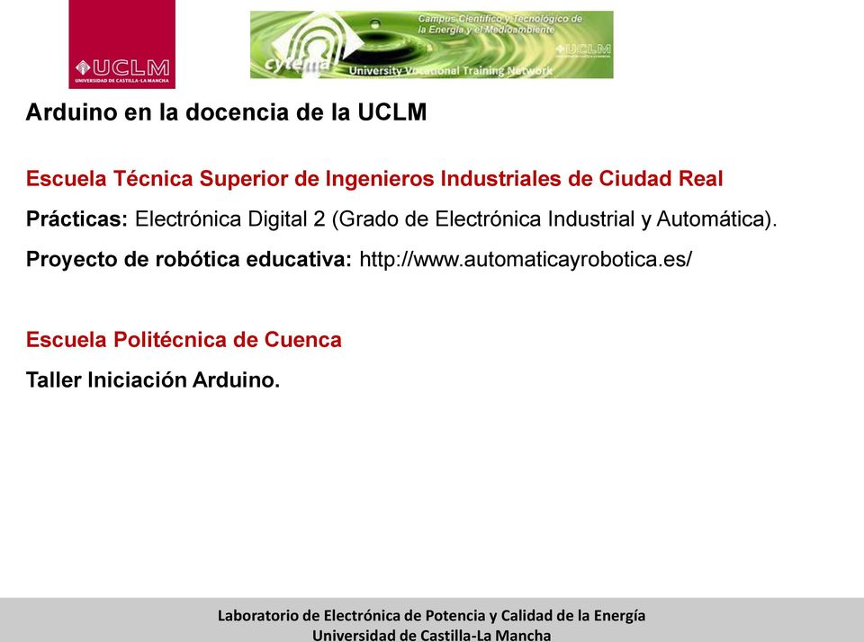 Electrónica Industrial y Automática).