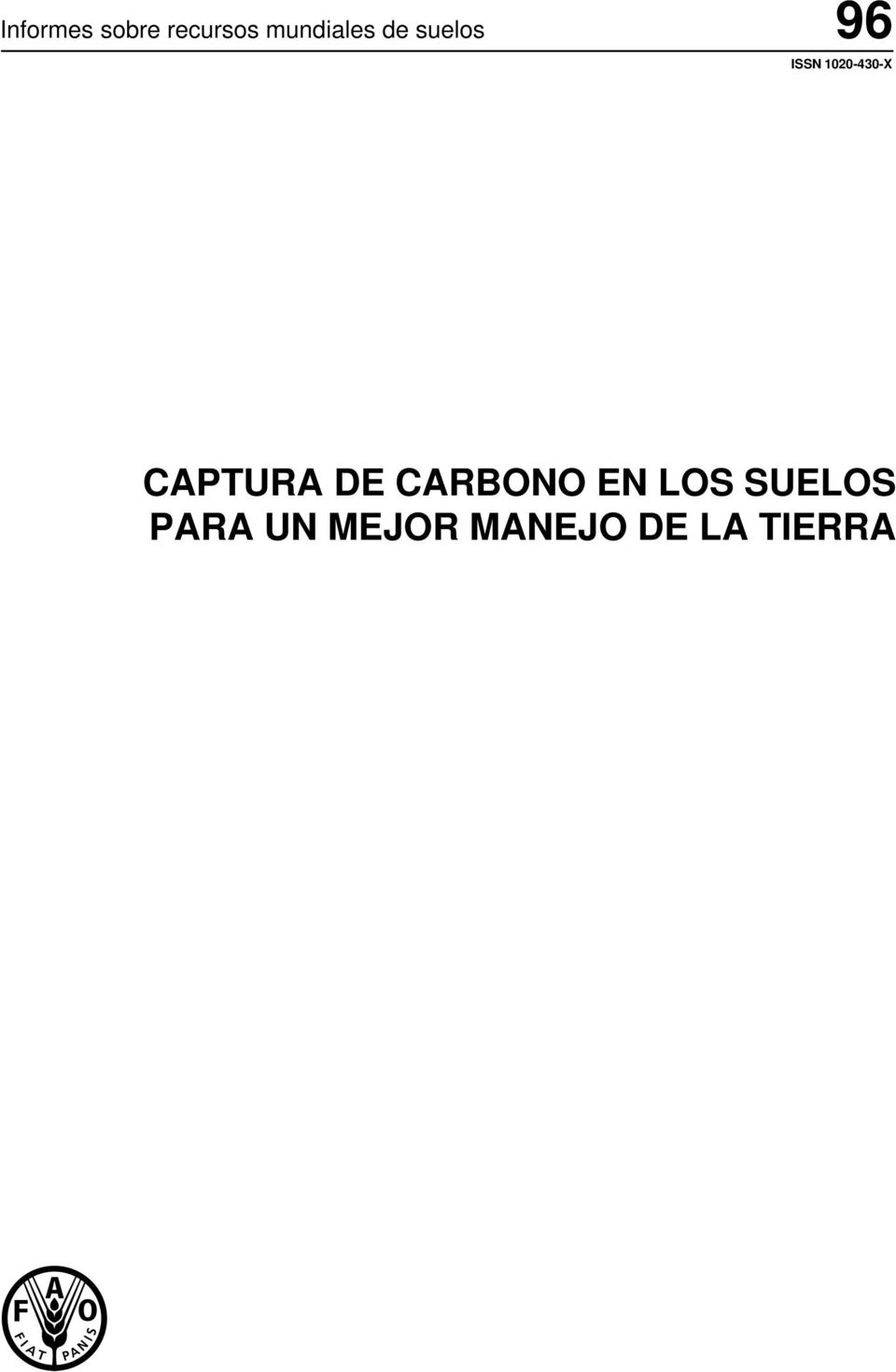 1020-430-X CAPTURA DE CARBONO EN