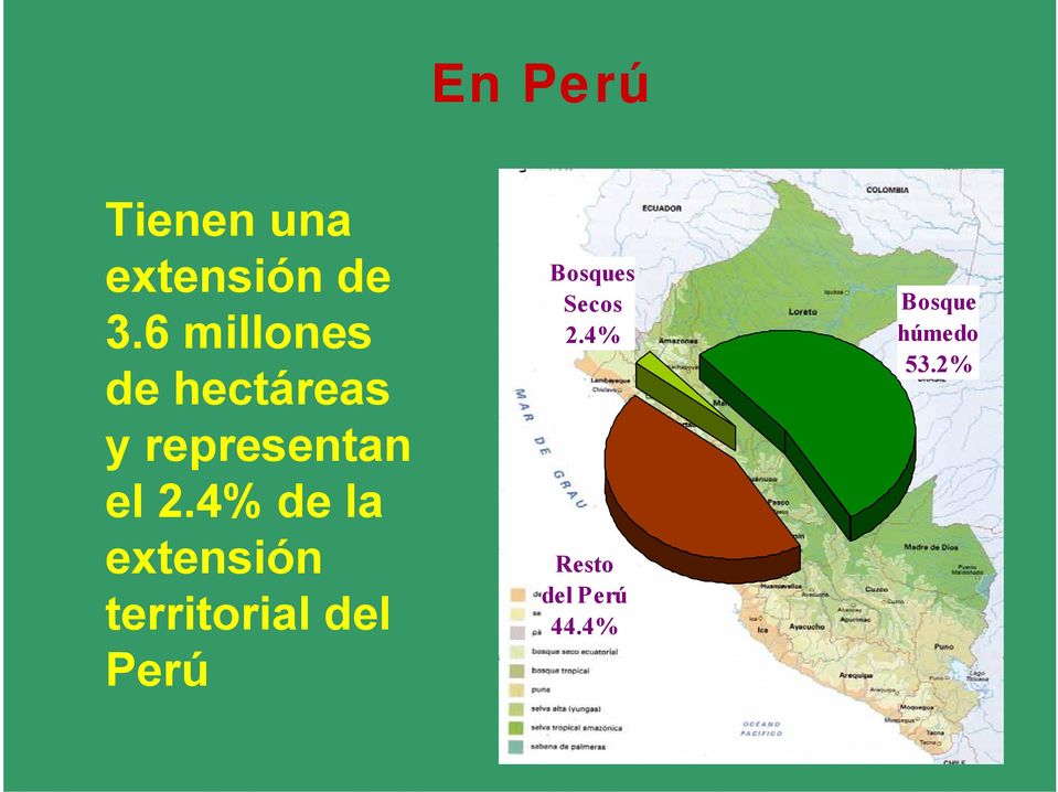 4% de la extensión territorial del Perú
