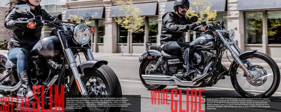 1690cc del motor Harley-Davidson V-Twin y ABS opcional rodando en rines clásicos de rayos, envueltos en un ancho caucho negro. Toma el control de las barras Hollywood y desenfrénate.