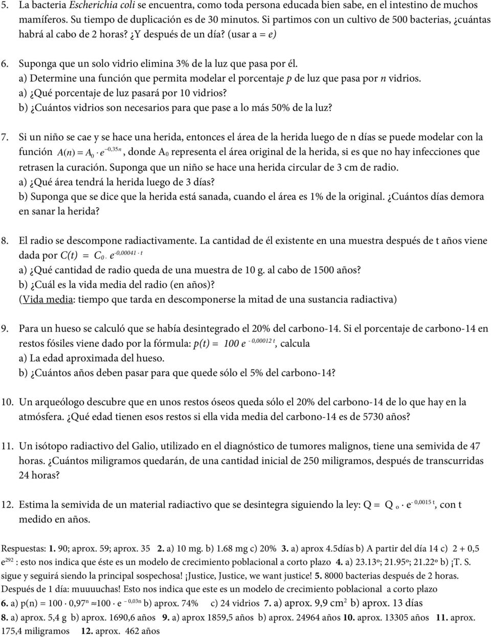 Algebra De Funciones Guia 7 Funcion Exponencial Y Logaritmica