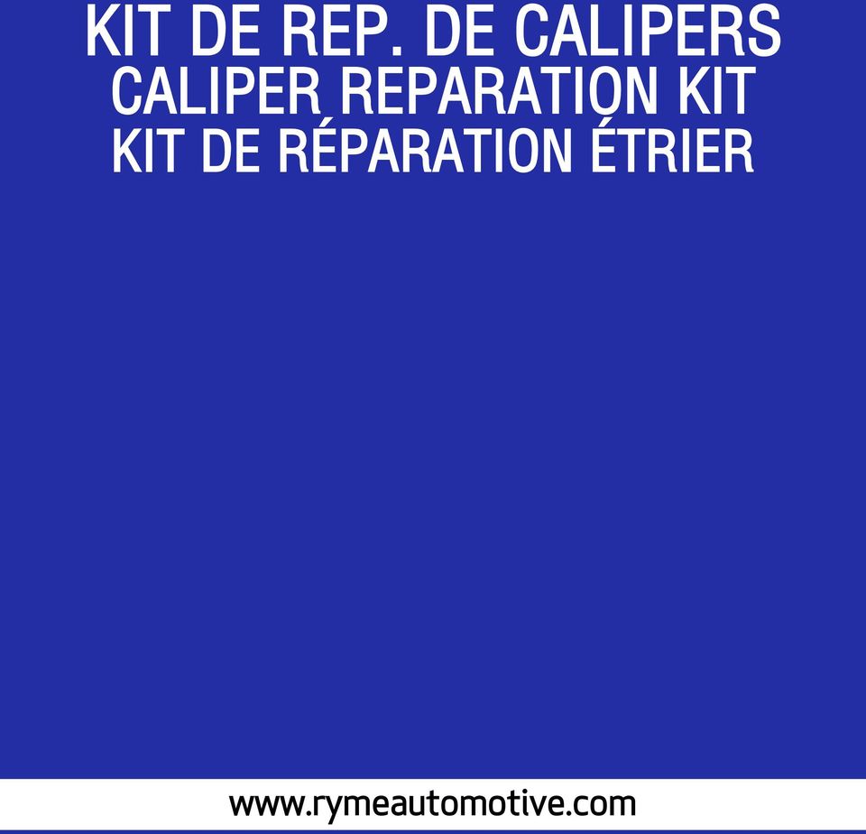 REPARATION KIT KIT DE