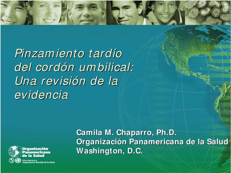 evidencia Camila M. Chaparro, Ph.D.