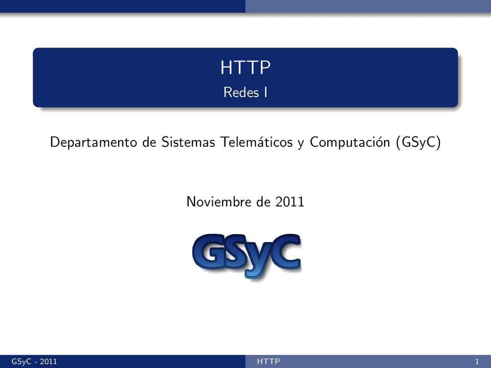 Computación (GSyC)