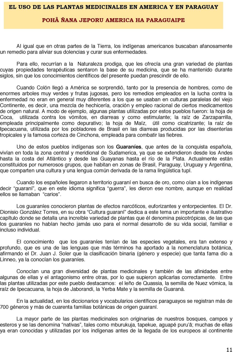 Manual De Uso De Hierbas Medicinales Del Paraguay Pdf Descargar
