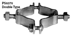 12 Código: 01-05-008 Descripción: Abrazadera doble ¼ x 1 ½ x 8. Especificación Corta: Abrazadera doble ¼ x 1 ½ x 8, de acero galvanizado por inmersión en caliente.