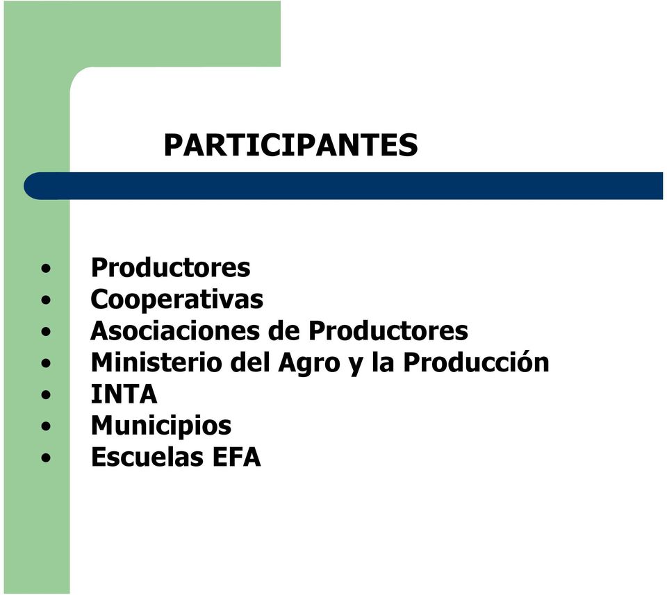 Productores Ministerio del Agro