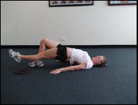Nombre del ejercicio Instrucciones verbales Series x 10g) Puente dorsal (movimientos amplios) pierna adentro y afuera Adentro PUENTE DORSAL
