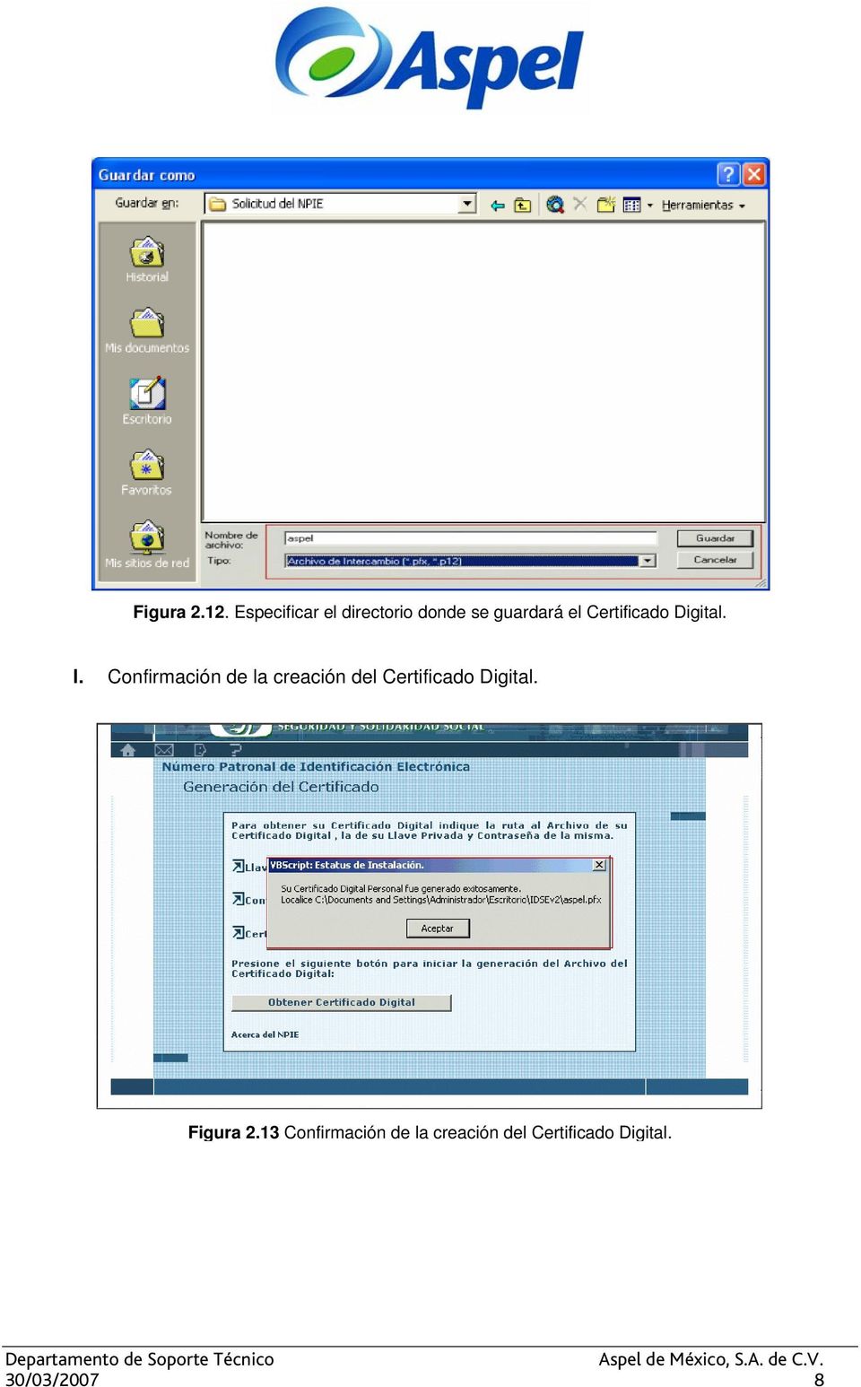 Certificado Digital. l.