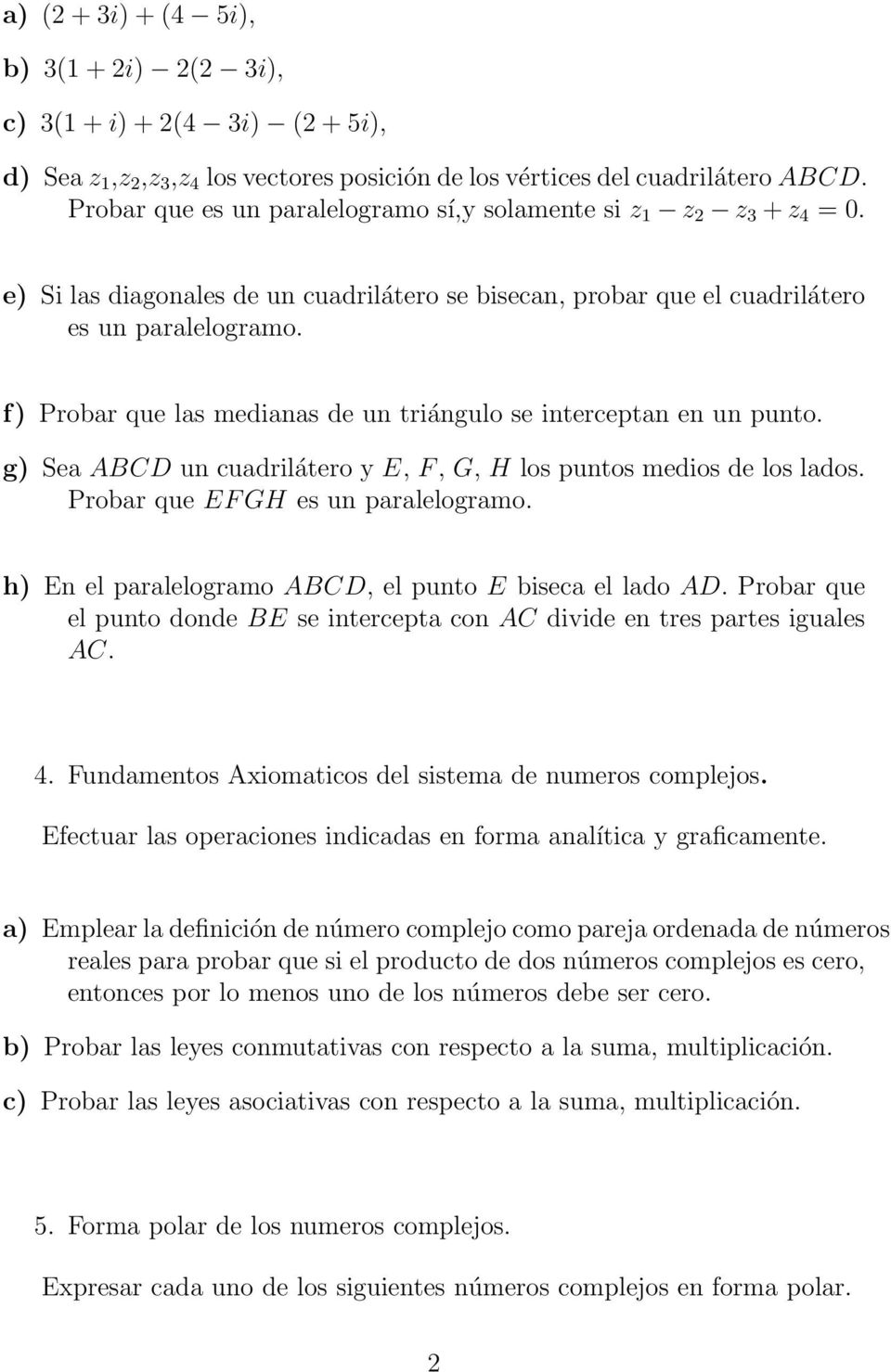 Banco De Ejercicios Del Departamental Metodos Matematicos Para