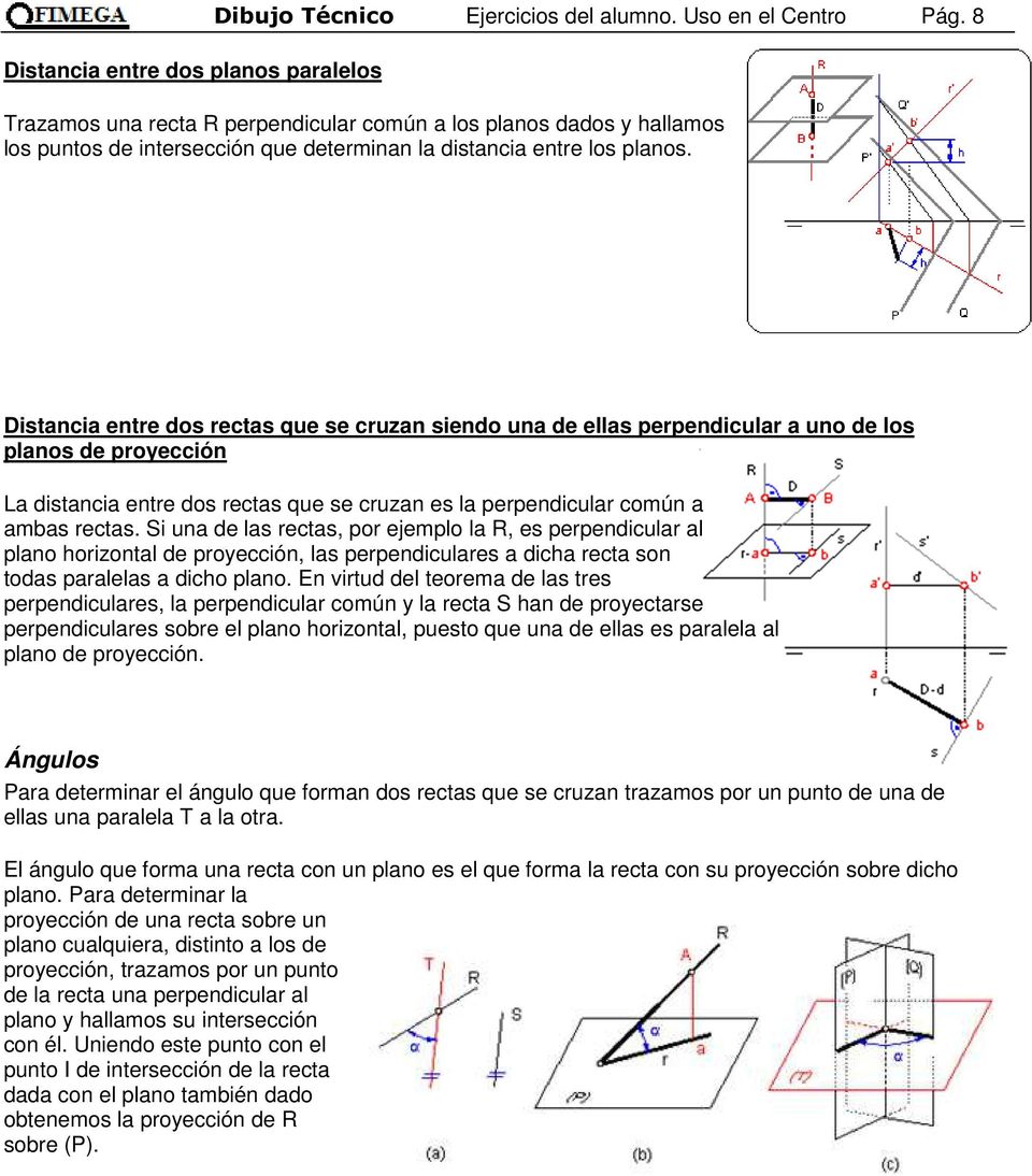 Sistema Diédrico. Punto y recta - PDF Free Download