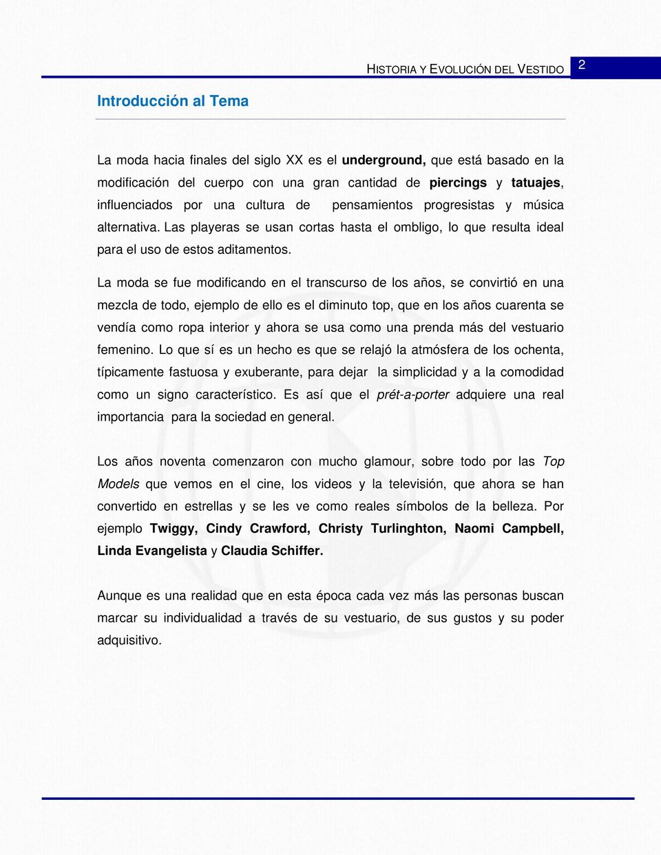 Historia y Evolución del Vestido - PDF Descargar libre
