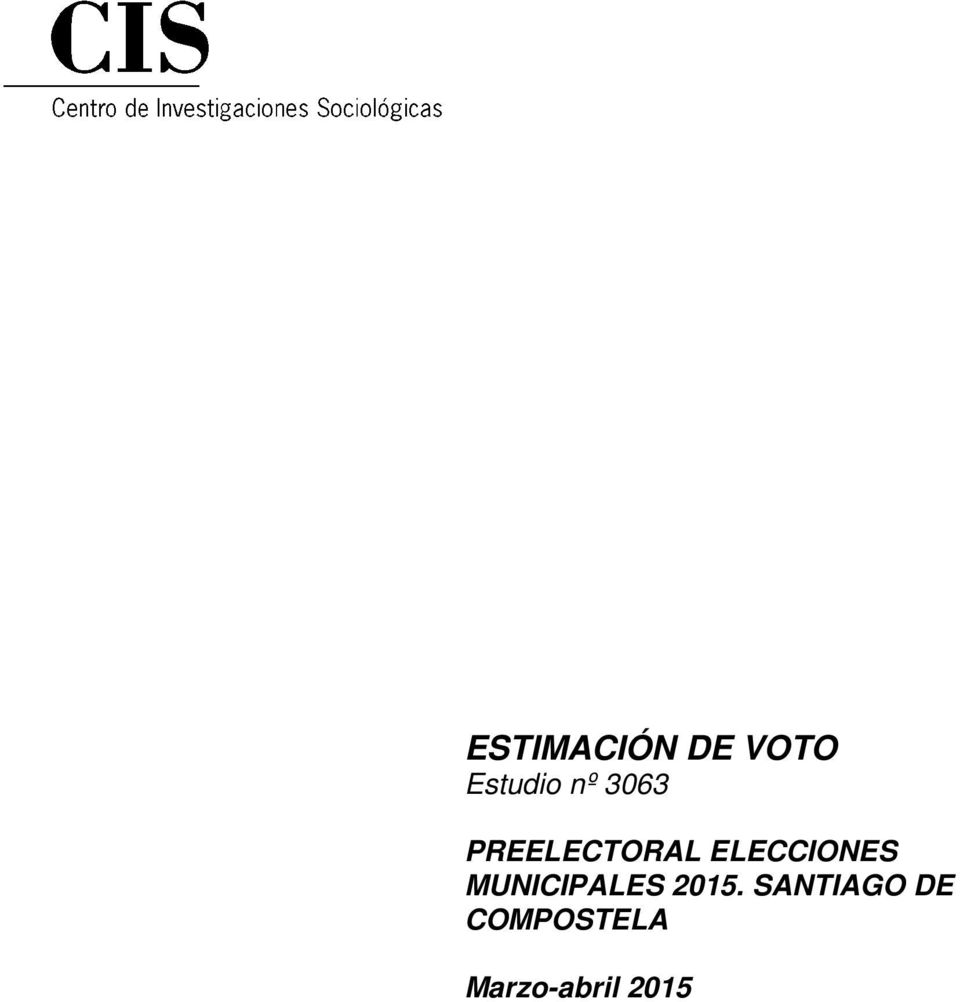 ELECCIONES MUNICIPALES 2015.