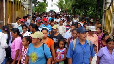 LINEA DE TIEMPO CONFLICTOS MINEROS Pobladores de Rancho Grande se manifestaron contra la minería 13 de Octubre 2014 Fuente: Nicaragua hoy Se realizó