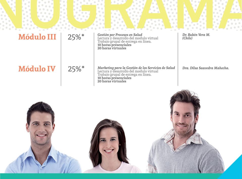 (Chile) Módulo IV 25%* Marketing para la Gestión de los Servicios de Salud Lectura y desarrollo del