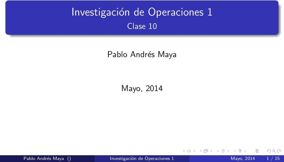 2014 Pablo Andrés Maya ()  Mayo,