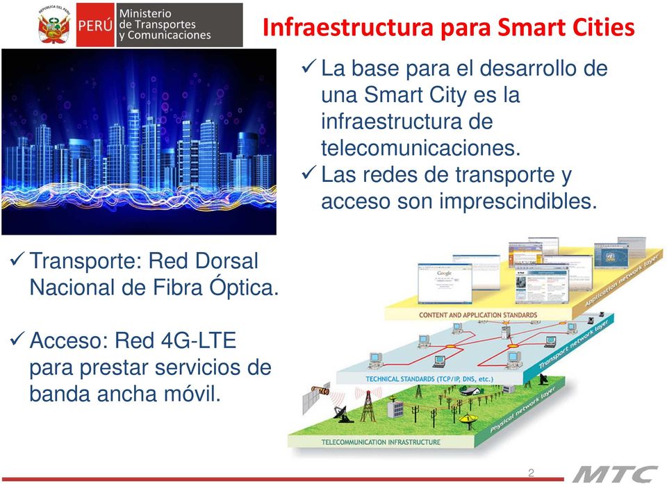 Infraestructura para Smart Cities La base para el desarrollo de una