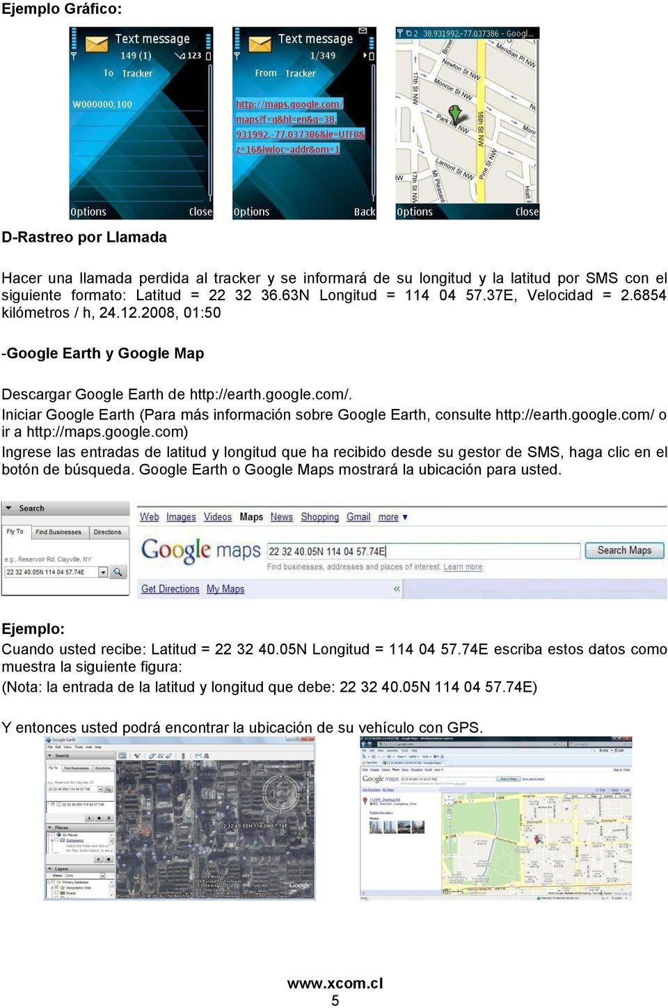 Iniciar Google Earth (Para más información sobre Google Earth, consulte http://earth.google.