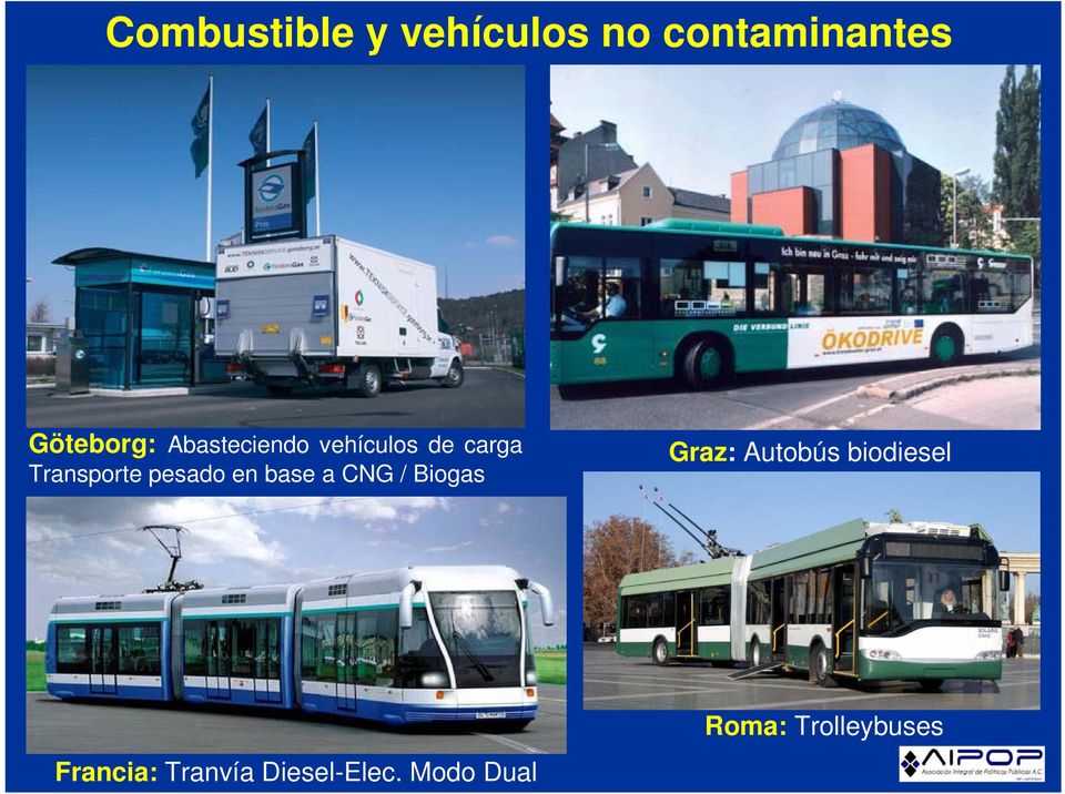 en base a CNG / Biogas Graz: Autobús biodiesel