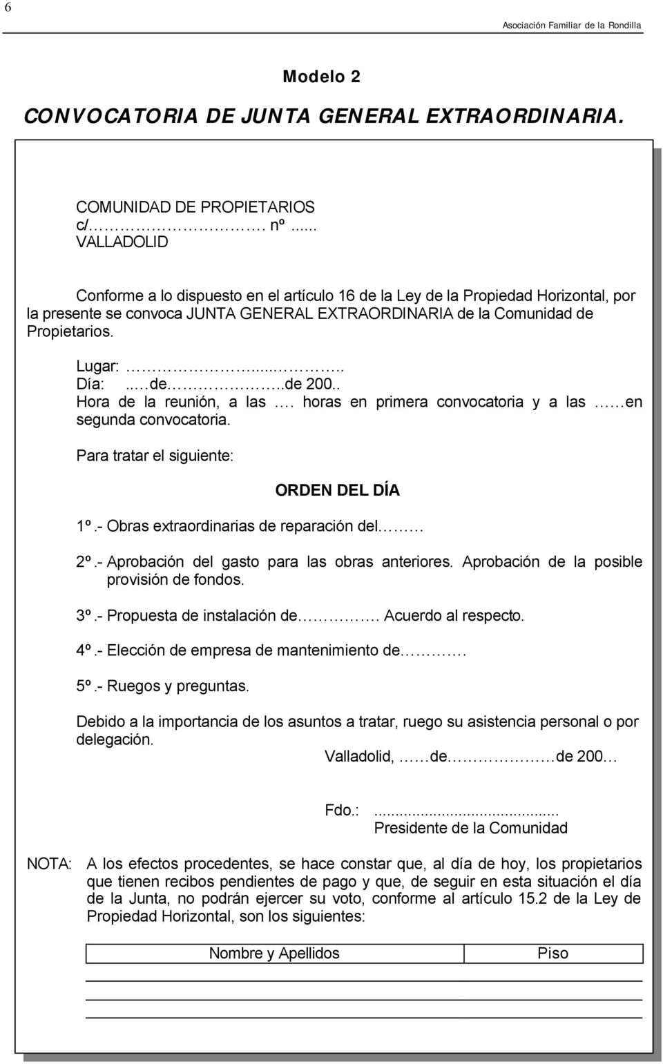 Guía práctica para la celebración de sus reuniones. Con la Colaboración del  Ayuntamiento de Valladolid - PDF Free Download