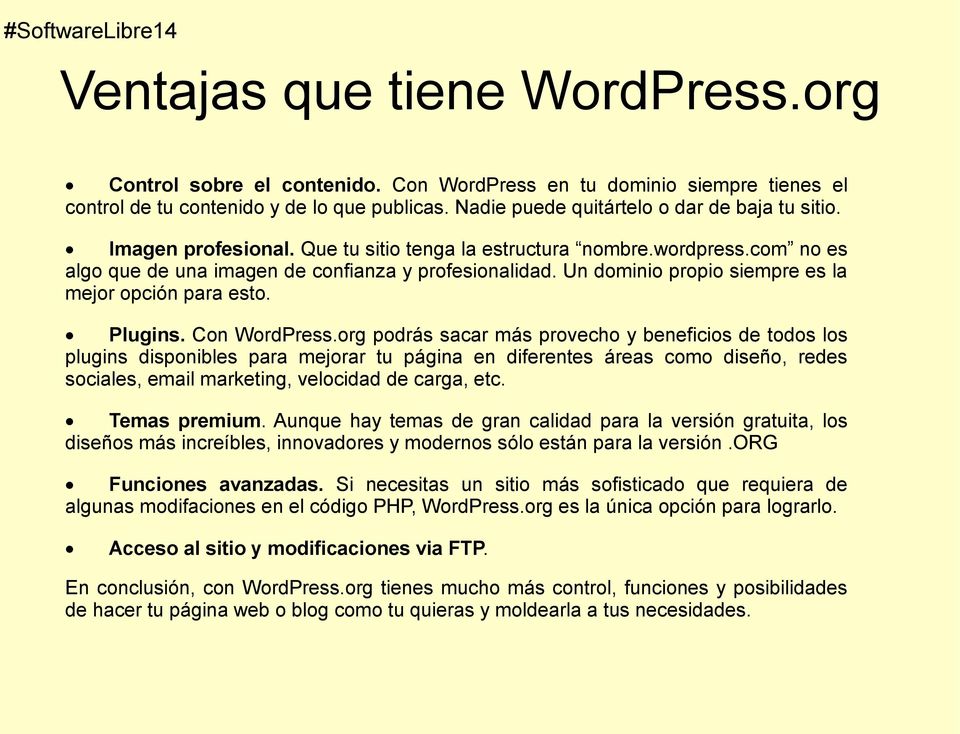 Con WordPress.