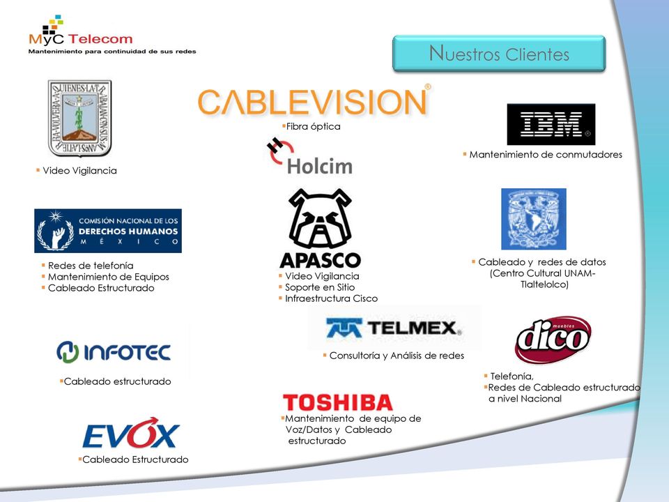 (Centro Cultural UNAM- Tlaltelolco) Consultoría y Análisis de redes Cableado estructurado Telefonía, Redes de