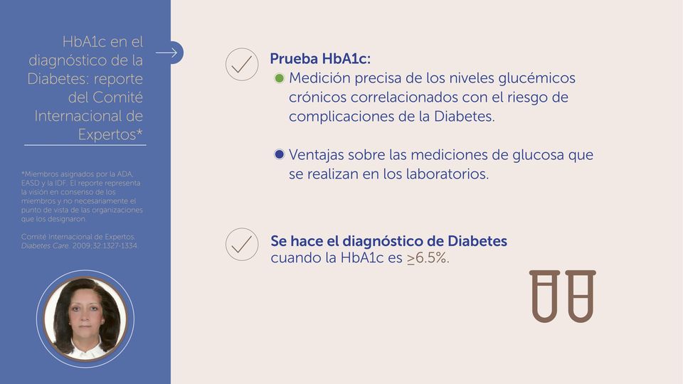 Comité Internacional de Expertos. Diabetes Care. 2009;32:1327-1334.