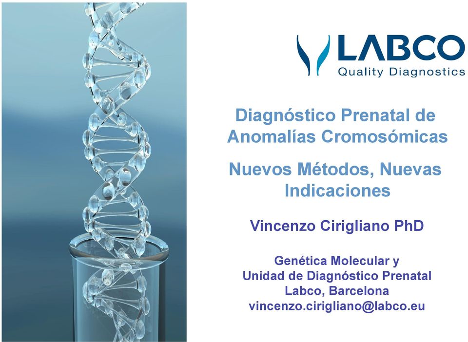 Cirigliano PhD Genética Molecular y Unidad de