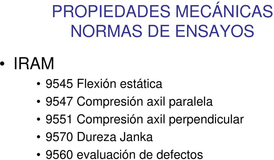 paralela 9551 Compresión axil perpendicular