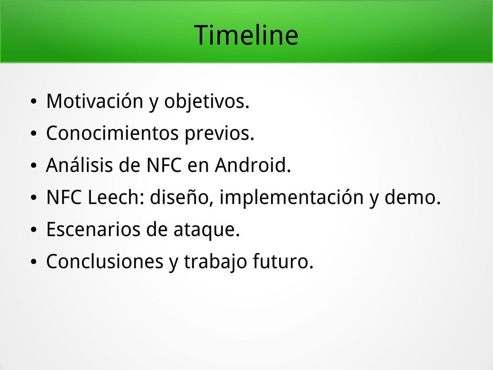 Análisis de NFC en Android.