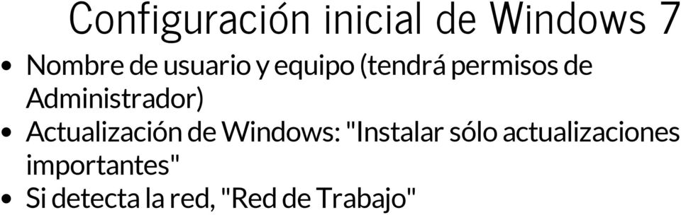 Administrador) Actualización de Windows: "Instalar