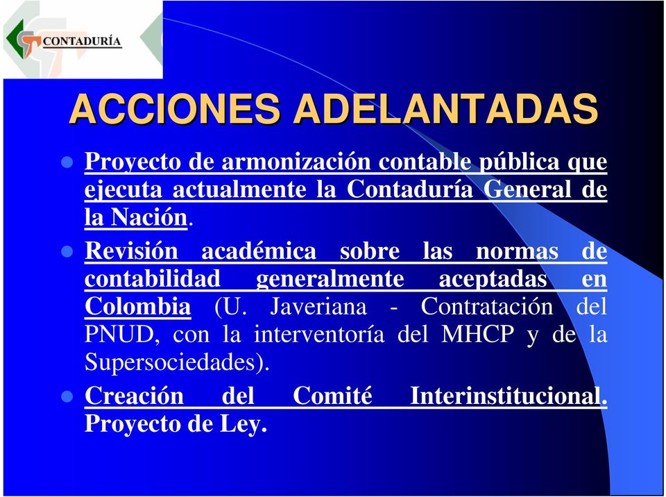 Revisión académica sobre las normas de contabilidad generalmente aceptadas en Colombia (U.