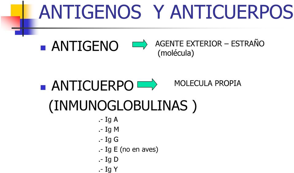 MOLECULA PROPIA (INMUNOGLOBULINAS ).- Ig A.