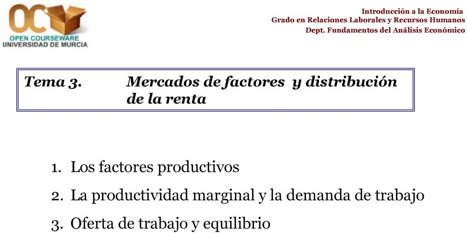 Los factores productivos 2.