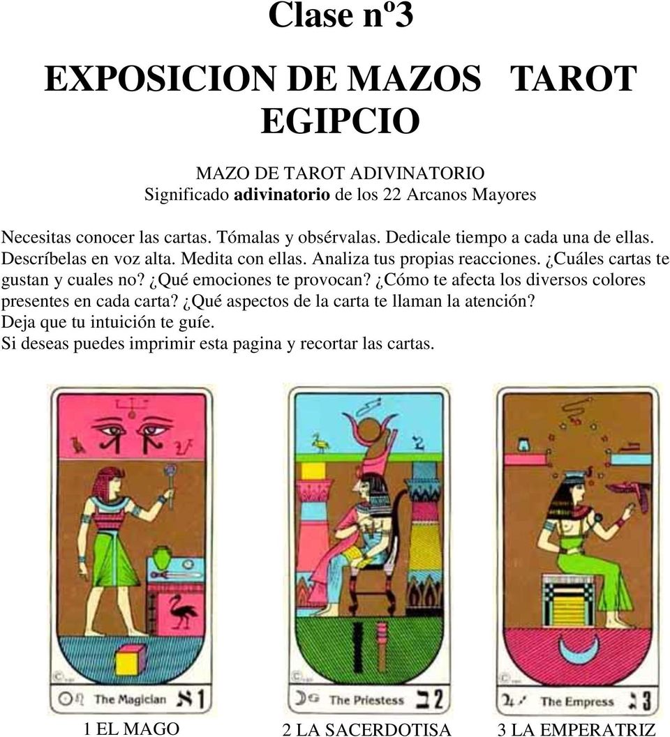 Featured image of post Cartas Del Tarot Egipcio Para Imprimir
