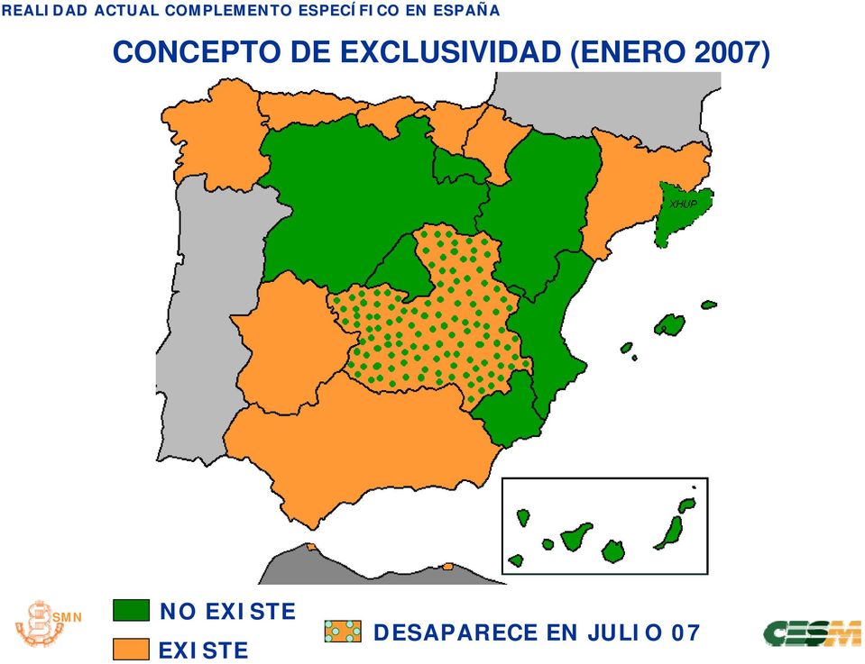 DE EXCLUSIVIDAD (ENERO 2007) NO