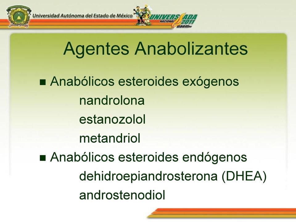 estanozolol metandriol Anabólicos