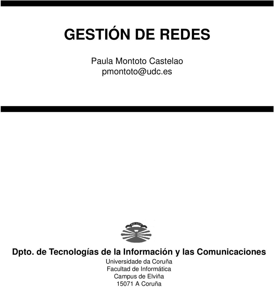 Comunicaciones Universidade da Coruña