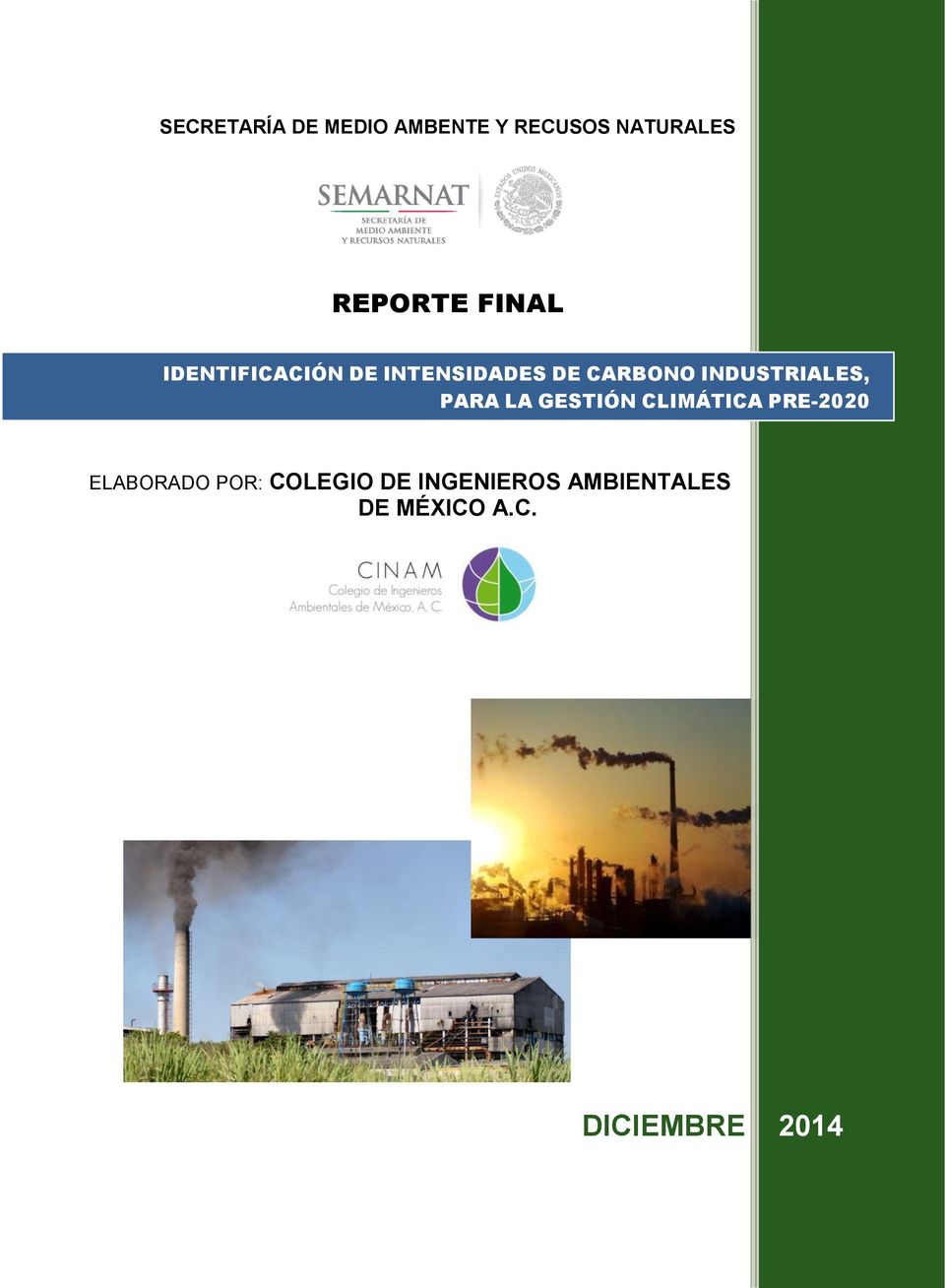 CARBONO INDUSTRIALES, ELABORADO POR: COLEGIO DE