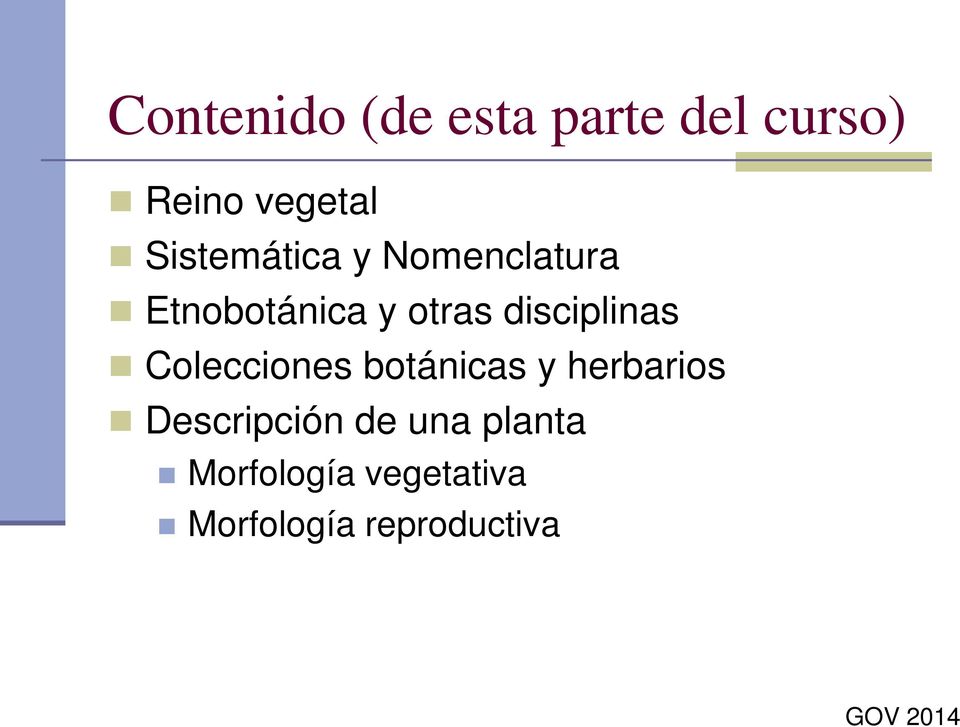 disciplinas Colecciones botánicas y herbarios