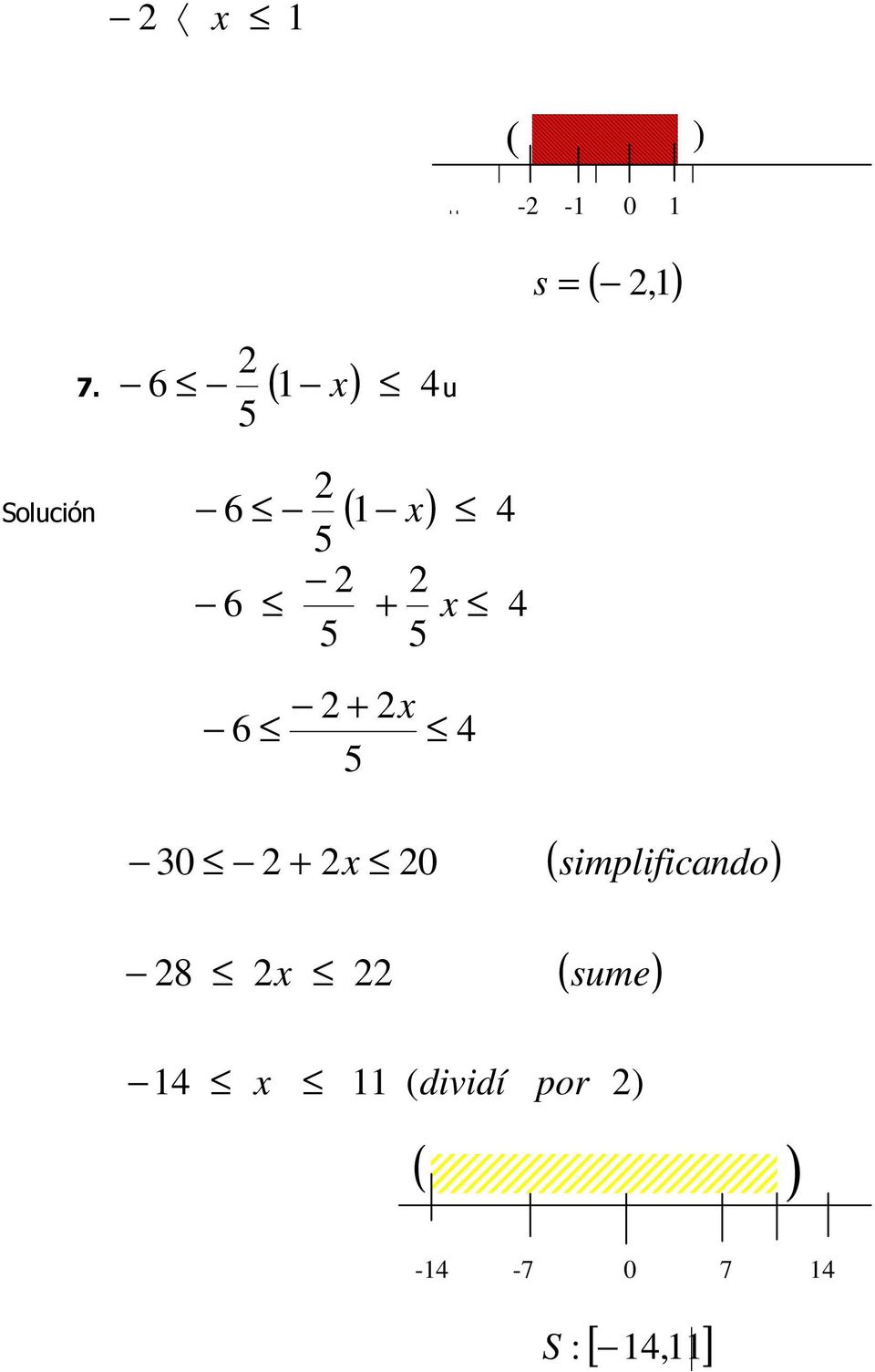 + 6 5 4 3 + 8 ( simplificando) ( sume)