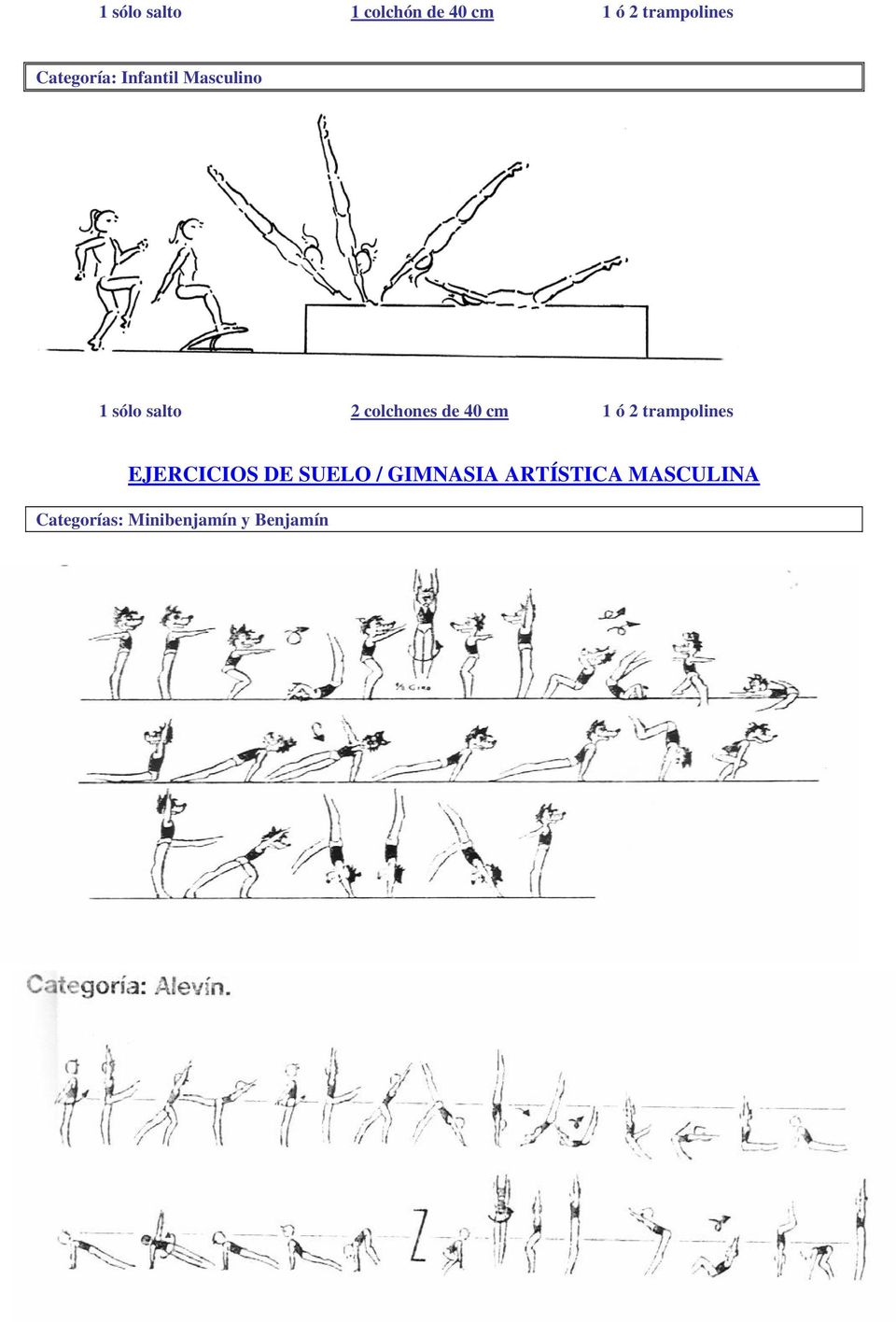 Cuatro Condicional amargo GIMNASIA ARTÍSTICA MASCULINA / COMPETICIÓN POR EQUIPOS REGLAMENTO TÉCNICO -  PDF Descargar libre