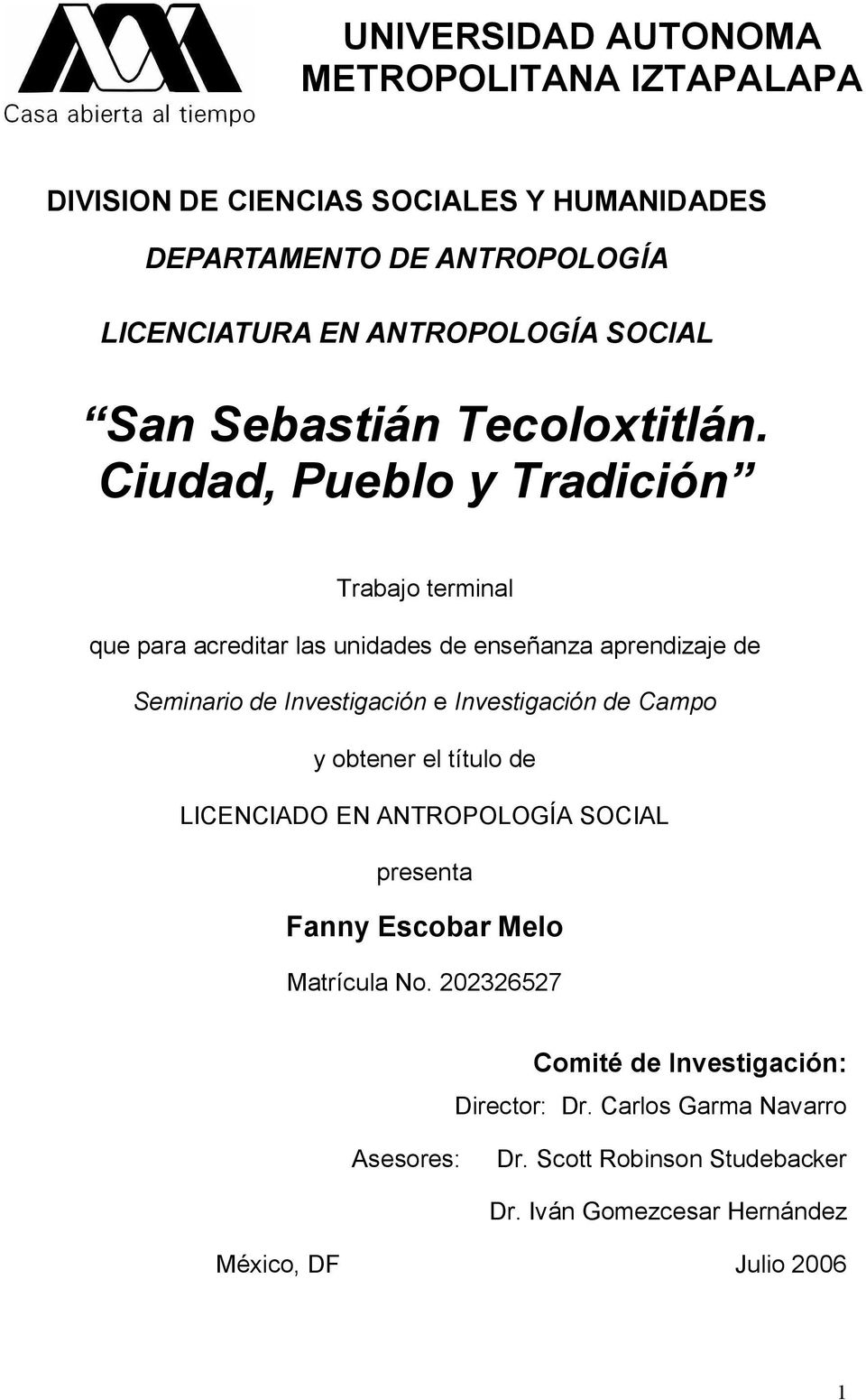 San Sebastián Tecoloxtitlán. Ciudad, Pueblo y Tradición - PDF Descargar  libre