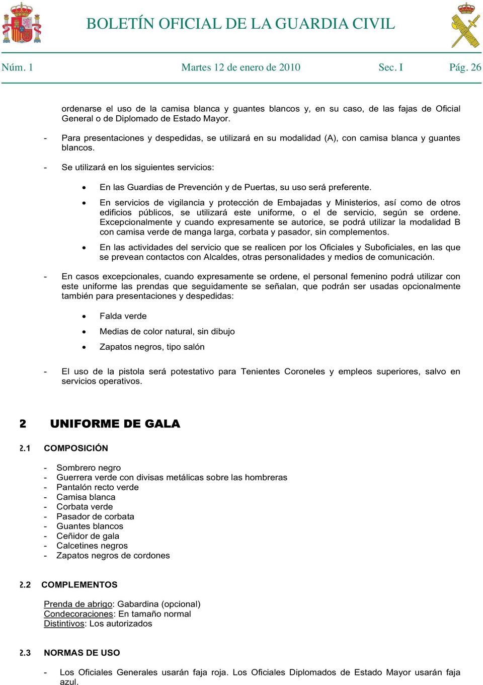 BOLETÍN OFICIAL LA GUARDIA CIVIL PDF Descargar libre